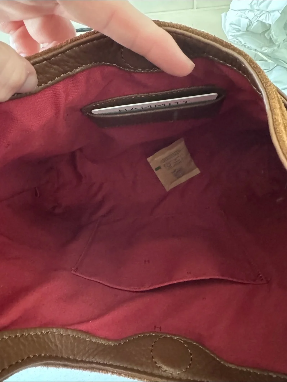 Hammitt Tim Suede Shoulder Bag NWT - Picture 9 of 9